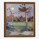 Oil on canvas. Gold painted frame. Signed HN.
1 pc. in stock
Good, used condition

