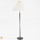 Svend Aage Holm Sørensen 
Floor lamp on black base with Le Klint shade.
1 pc. in stock
Good, used condition

