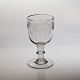 Myhlenberg glas
med bemalet bladmotiv
11 cm