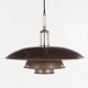 Poul Henningsen / Louis Poulsen
PH 5/4 - Pendant in patinated copper with nickel-plated socket. Stamped 