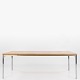 Poul Kjærholm / E. Kold Christensen
PK 55 - Desk/dining table with top in ash and steel frame. Marked from 
manufacturer.
1 pc. in stock
Good, used condition
