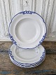 Villeroy & Boch Blå Olga stor dybtallerken 24,5 cm.