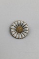 Georg Jensen Sterling Sølv Forgyldt Marguerit Broche