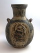 Royal Copenhagen. Stentøj. Vase. Model 2938. Bode Willumsen. Højde 21 cm. (1 
sortering)