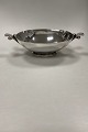 Georg Jensen Sterling Sølv Oval Skål af Harald Nielsen No. 636