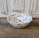 Royal Copenhagen Musselmalet riflet skål med bølget kant no. 311