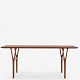 Helge Vestergaard Jensen / Peder Pedersen.
Coffee table in mahogany with y-shaped legs. Designed in 1955. Labelled from 
manufacturer.
1 pc. in stock
