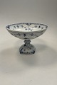 Royal Copenhagen Musselmalet Halvblonde skål på høj fod No. 513