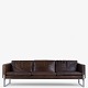 Hans J. Wegner / Johannes Hansen
JH 803 - 3-seater sofa in original brown leather with metal frame.
1 pc. in stock

