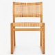 Børge Mogensen / Fredericia Furniture.
BM 61 - Stol i eg med ryg og sæde i sjeneflet.
1 stk. på lager
