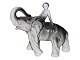 Large elephant figurine with Mahout from around 1960-1970
