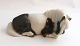 Royal Copenhagen. Porcelain figure. Lying pony. Model 4611. Length 13 cm. (4 
quality)