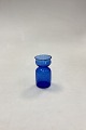 Small Blue Flower Bulb Vase Holmegaard / Kastrup / Fyens Glass Works