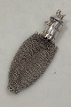 Silver Mesh coin wallet with dog Ornament