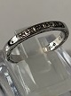 Wedding ring in 14 carat white gold with diamonds
Size 54