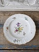 Royal Copenhagen Fuld Saksisk Blomst tallerken 23 cm. 1850-98