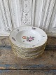 Royal Copenhagen Fuld Saksisk Blomst dyb tallerken no. 1614 - 25 cm.