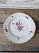 Royal Copenhagen Fuld Saksisk Blomst frokosttallerken 21,5 cm. 1850-98