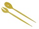 Herbert Krenchel
Original yellow set of salad cutlery for the kreit bowls from the 1950