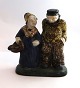 Michael Andersen & son. Ceramic figurine of fisherman and fisherwoman. Model 
3888. Height 19 cm.