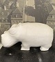 Figure of hippopotamus made of plaster