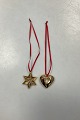 Georg Jensen Christmas Collectibles Ornament 2010 - Heart and Star
