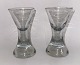 Pair of Masonic glasses With engraved Star of David