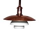 PH 3,5/3 Kobber og glas loftslampe
