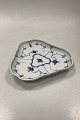 Royal Copenhagen Blue fluted Plain Triangular Dish No. 27