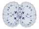 Blue Fluted Plain
Divided dish