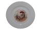Royal Copenhagen ChristmasSide plate with gnome and cat 17.2 cm.