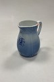 Bing and Grondahl Blue Tone Hotel with Logo Small Milk Pitcher No. 814 - CHIPPED