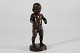 Bronze figurRobust dreng