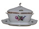 Sachian FlowerRare square lidded gravy boat