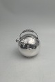 Hingelberg Sterling Silver Mustard Pot with lid and spoon by Svend Weihrauch