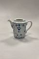 Bing og Grøndahl Blåmalet Musselmalet Hotel med Logo Kaffekande No. 820