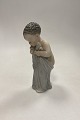 Royal Copenhagen Art Nouveau Figur af Nøgen Baby i klæde No. 3505