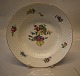 023 Dyb tallerken 22 cm (323) B&G Saksisk Blomst - Creme
