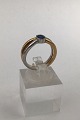 Georg Jensen 18K Gold Ring No. 15 (Saphire)