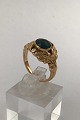 Georg Jensen 18K Gold Ring No. 208 (Turquoise) (1930 - 1945)
