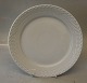 625-0 Middagstallerken 25 cm (571- 624) Royal Copenhagen Hvid halvblonde