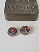 N.E.From vintage øreklips i sterlingsølv og rav