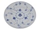 Blåmalet HotelporcelænKagetallerken med logo 15,5 cm.