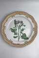 Royal Copenhagen Flora Danica Tallerken med gennembrudt kant No. 20/3526
