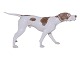 Large Bing & Grondahl dog figurinePointer with long tail