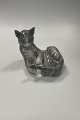 Royal Copenhagen Figur af legene Kat No. 2284