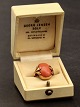 Georg Jensen 14 carat gold ring #213with coral