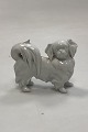 Augarten Wien Blanc de Chine figur af Japan Chin pekineser