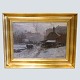 A. Andersen Lundby; Oliemaleri, vintermotiv