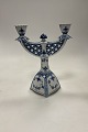 Royal Copenhagen Musselmalet Helblonde To Armet Lysestage No. 506 / No 1169
